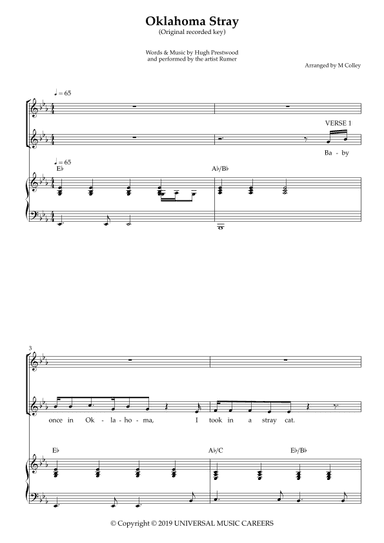 Oklahoma Stray (arr. M Colley)