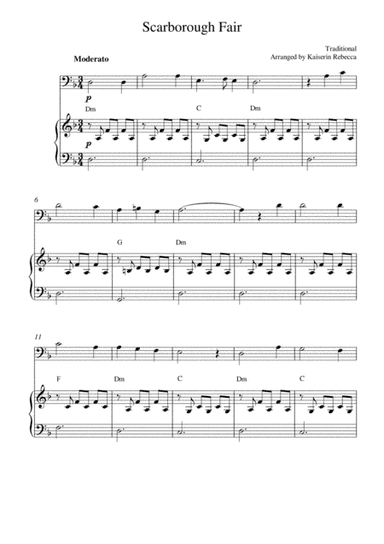 Scarborough Fair (arr. Kaiserin Rebecca)