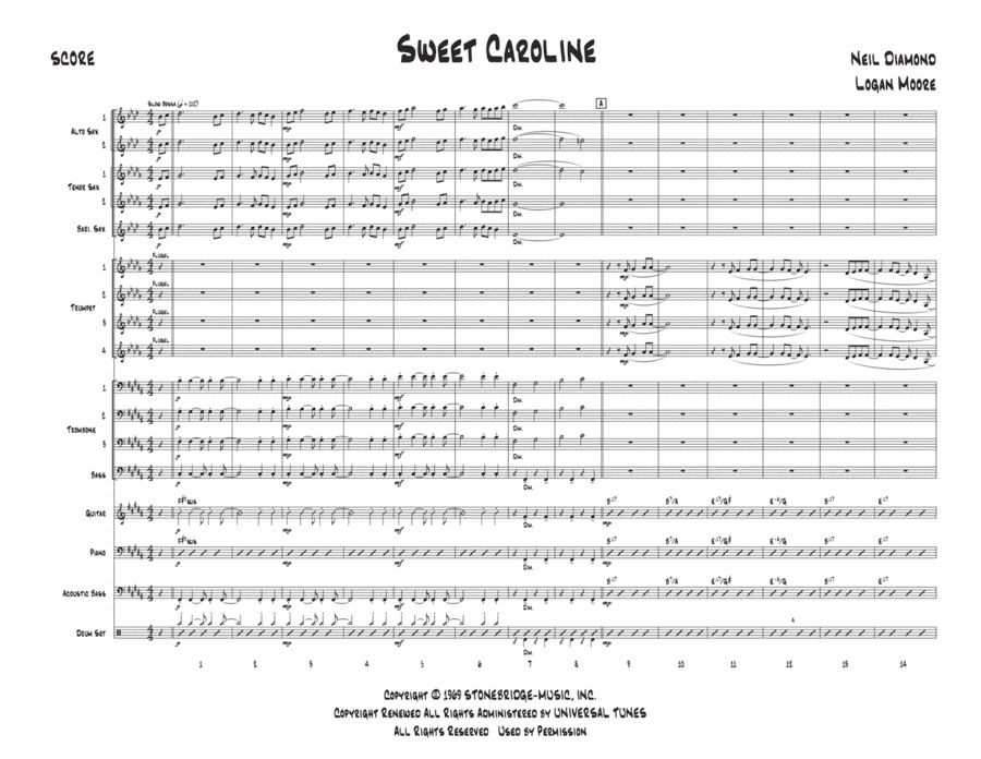 Sweet Caroline (arr. Logan Moore)