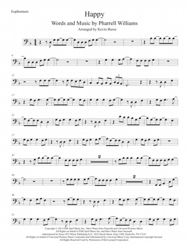 Happy (arr. Kevin Busse)