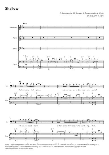 Shallow (arr. Giovanni Molaro)