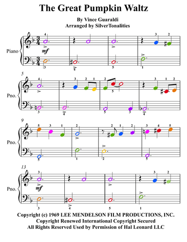 The Great Pumpkin Waltz (arr. SilverTonalities)