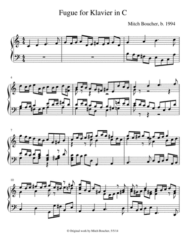 Fugue in C major