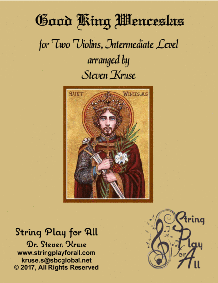 Good King Wenceslas for Two Violins (arr. String Play for All)