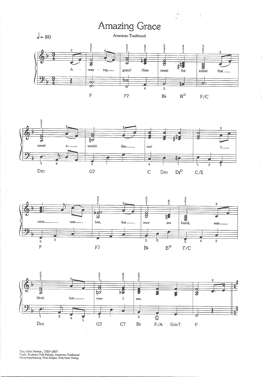 Amazing Grace (arr. Theo Degler)
