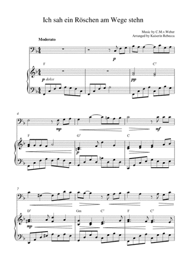 Ich sah ein Röschen am Wege stehn (arr. Kaiserin Rebecca)