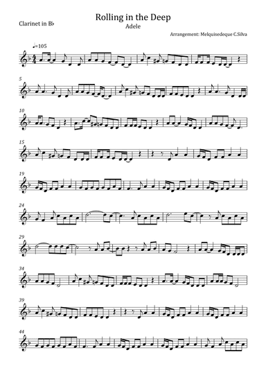 Rolling In The Deep (arr. Melquisedeque C.Silva)