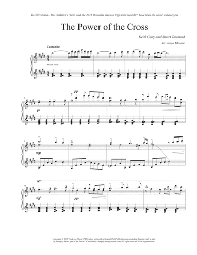 The Power Of The Cross (oh To See The Dawn) (arr. Junya Minami)