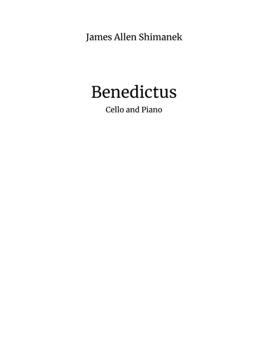 Benedictus