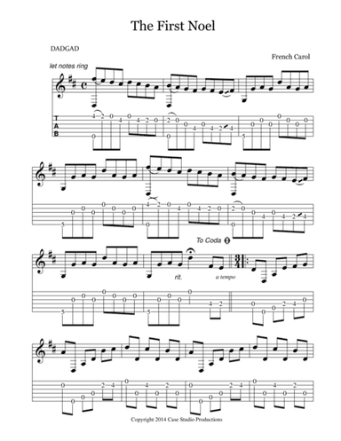 The First Noel (arr. Case Studio Productions)