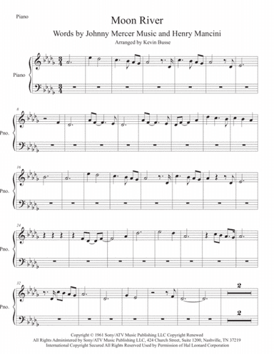 Moon River (arr. Kevin Busse)