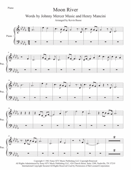 Moon River (arr. Kevin Busse)