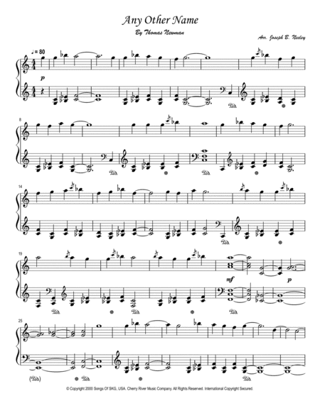 Any Other Name (arr. Joseph B. Neeley)