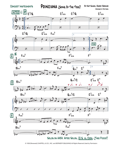 Poinciana (song Of The Tree) (arr. Rob Ames)