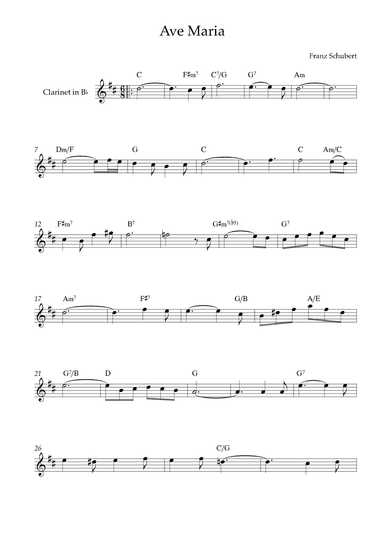 Ave Maria (arr. Karen Gueiros)