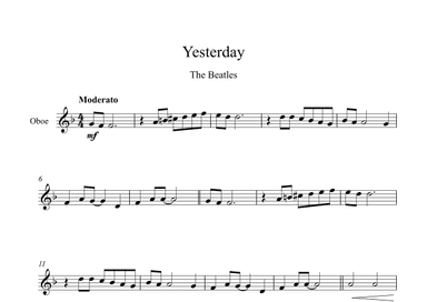 Yesterday (arr. Digital Book Music)