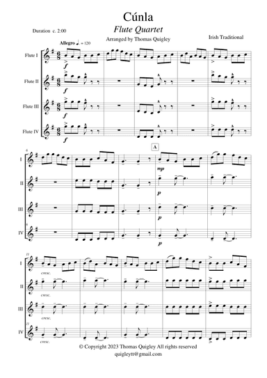 Cúnla (arr. Thomas Quigley)
