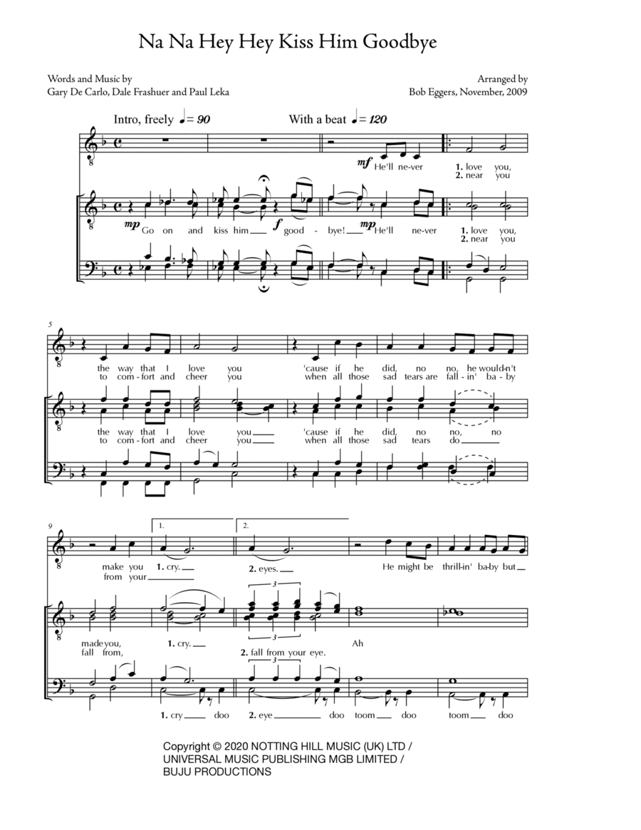 Na Na Hey (arr. Bob Eggers)