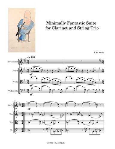 Minimally Fantastic Suite for Clarinet and String Trio