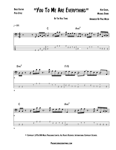 You To Me Are Everything (arr. P Welsh)