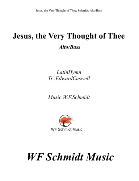 Jesus, the Very Thought of Thee