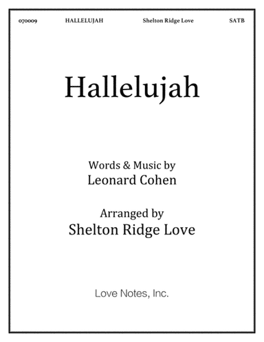 Hallelujah (arr. Shelton Ridge Love)
