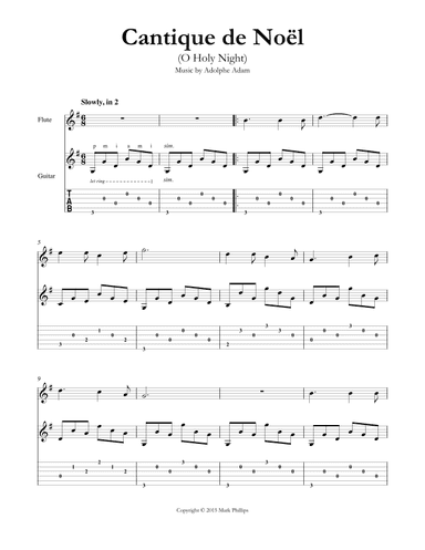 Cantique de Noe¨l (O Holy Night) (arr. Mark Phillips)
