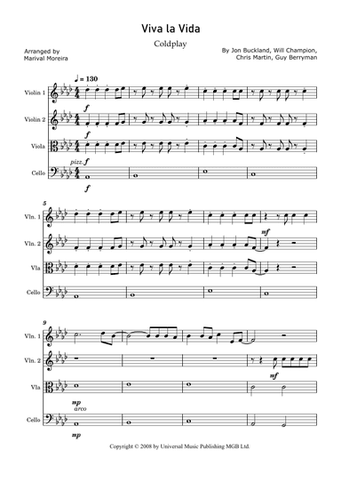 Viva La Vida (arr. Marival Moreira)