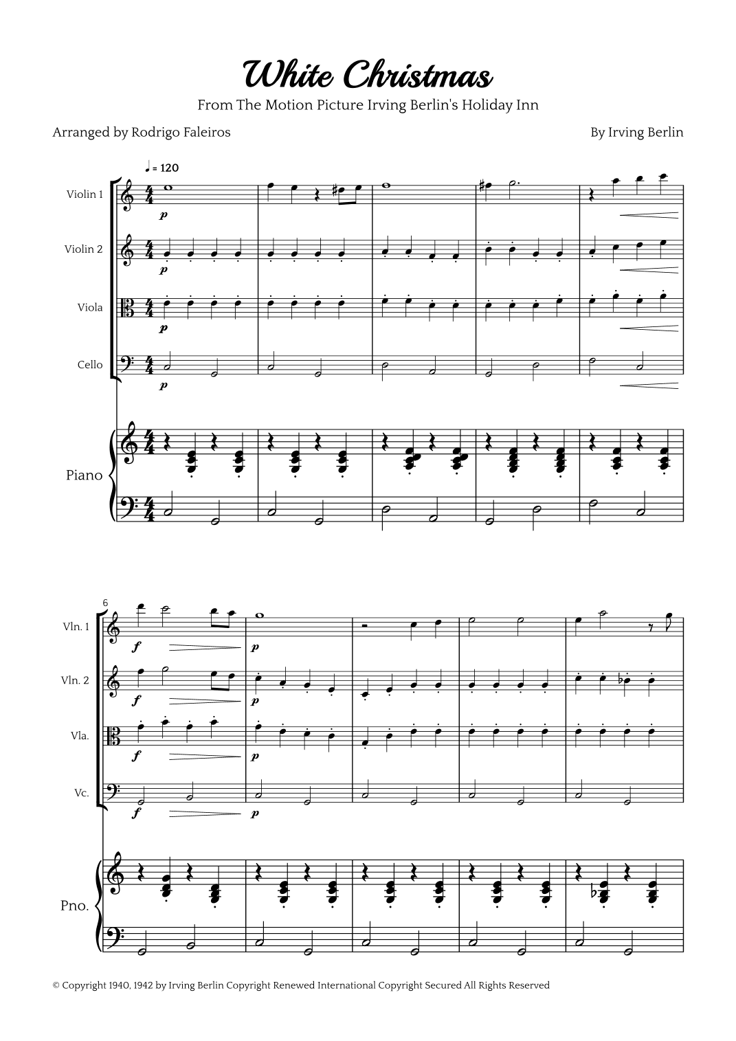 White Christmas (arr. Rodrigo Faleiros)