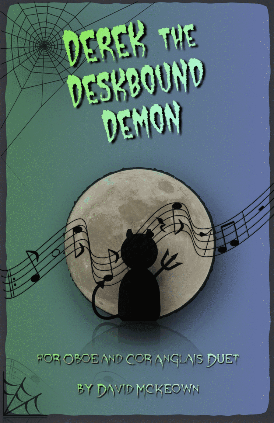 Derek the Deskbound Demon, Halloween Duet for Oboe and Cor Anglais (or English Horn)
