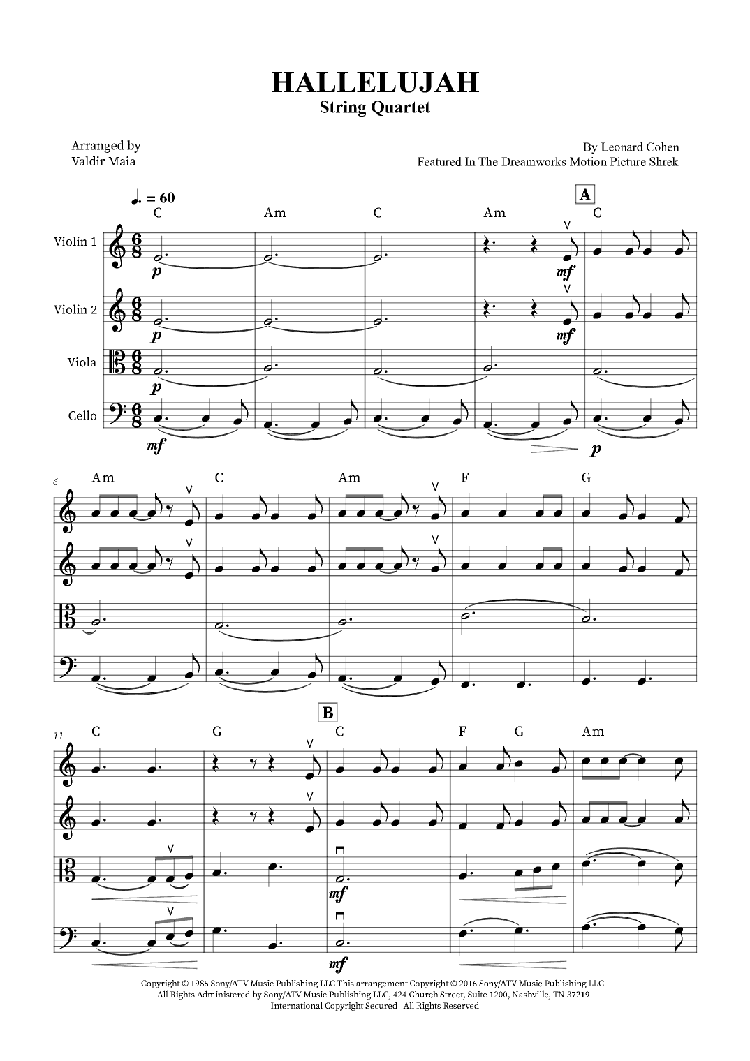 Hallelujah (arr. Valdir Maia)
