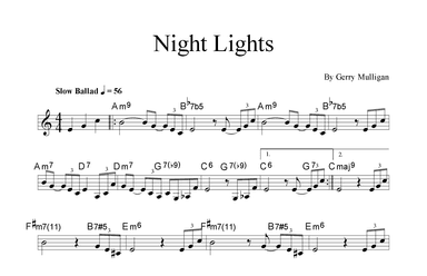 Night Lights (arr. Iván Díaz)
