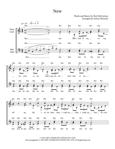 New (arr. Emily Moriarty)
