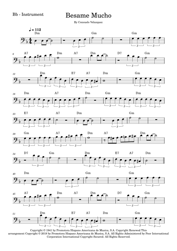 Bésame Mucho (arr. Fabio Eduardo de Oliveira)