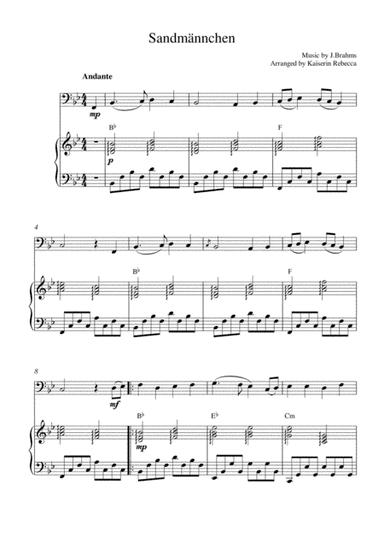 Sandmännchen (arr. Kaiserin Rebecca)
