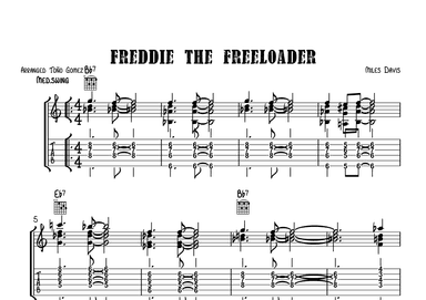 Freddie Freeloader (arr. Toño Gómez)