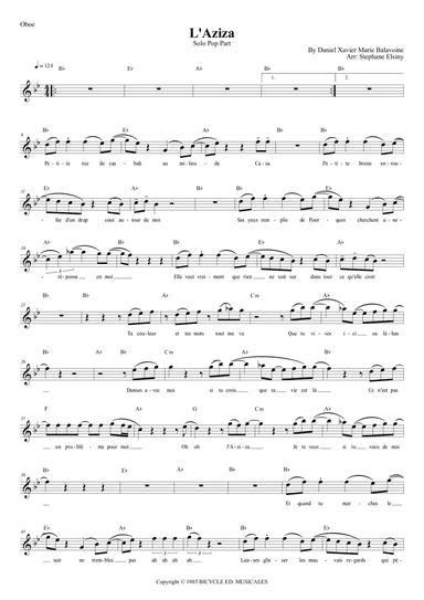 L' Aziza (arr. Stephane ELSINY)