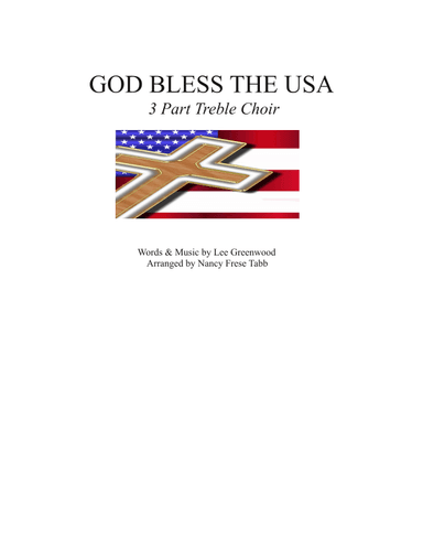 God Bless The U.s.a. (arr. Nancy Frese Tabb)