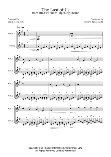 The Last Of Us (arr. Violinotech)