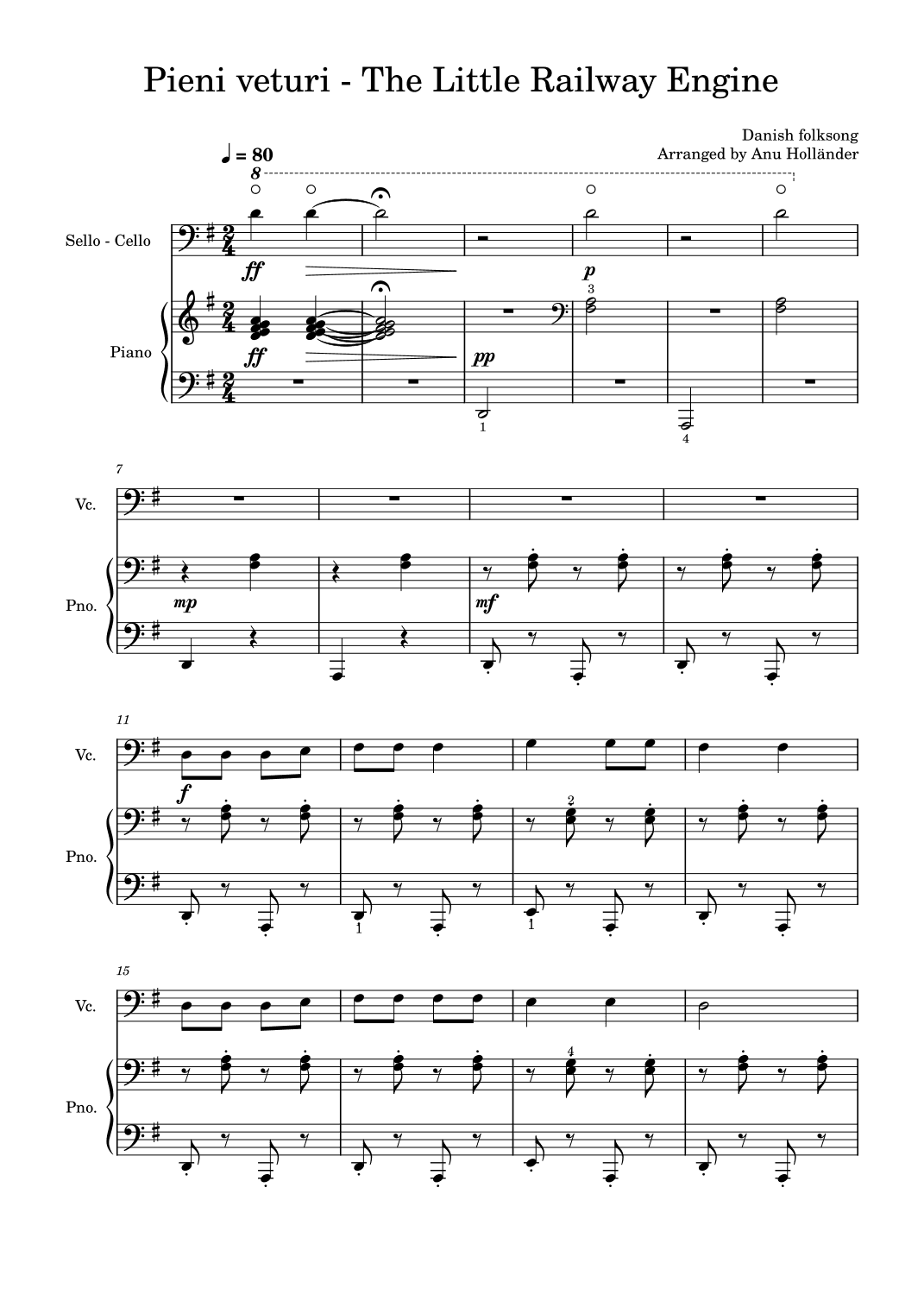 Soittosalkku: Pieni veturi (The Little Railway Engine) (arr. Anu Holländer)