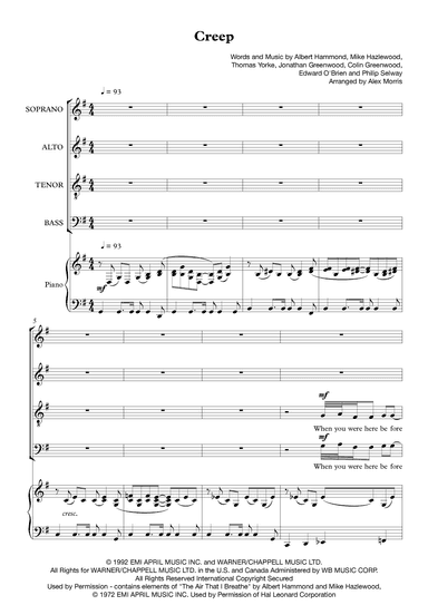 Creep (arr. Alex Morris)