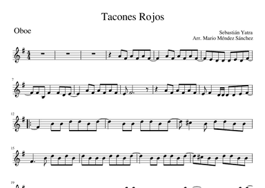 Tacones Rojos (arr. Mario Méndez Sánchez)