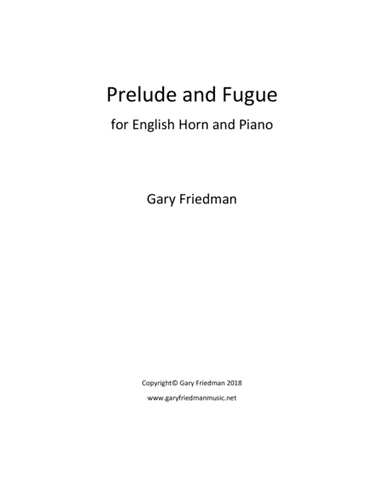 Prelude and Fugue for English Horn and Piano