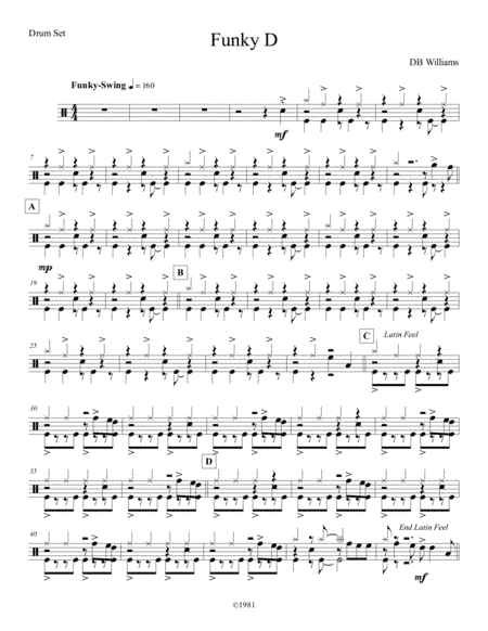 Funky D (Drum Set)