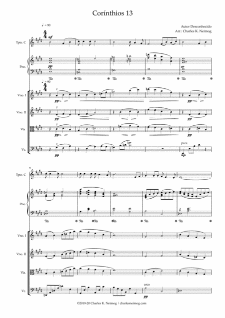 1º Coríntios 13 (arr. Charles K. Neimog)