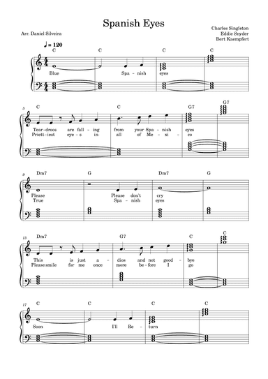 Spanish Eyes (arr. Daniel Silveira)