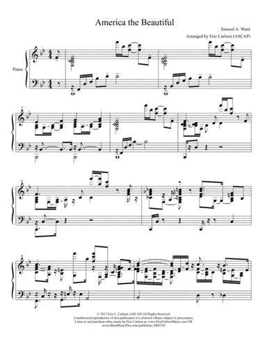 America The Beautiful (arr. Eric L. Carlson (ASCAP))