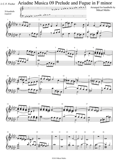 Ariadne Musica 09 Prelude and Fugue in F minor