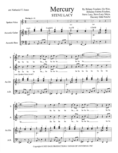 Mercury (arr. Nathaniel T. Jones)
