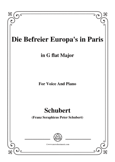 Schubert-Die Befreier Europas in Paris(The Liberators of Europe in Paris),D.104,in G flat Major (arr. MSM)